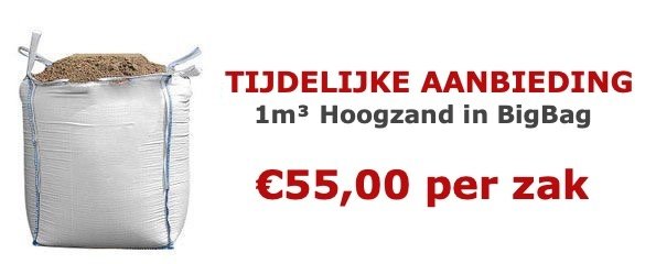 BigBag ophoogzand